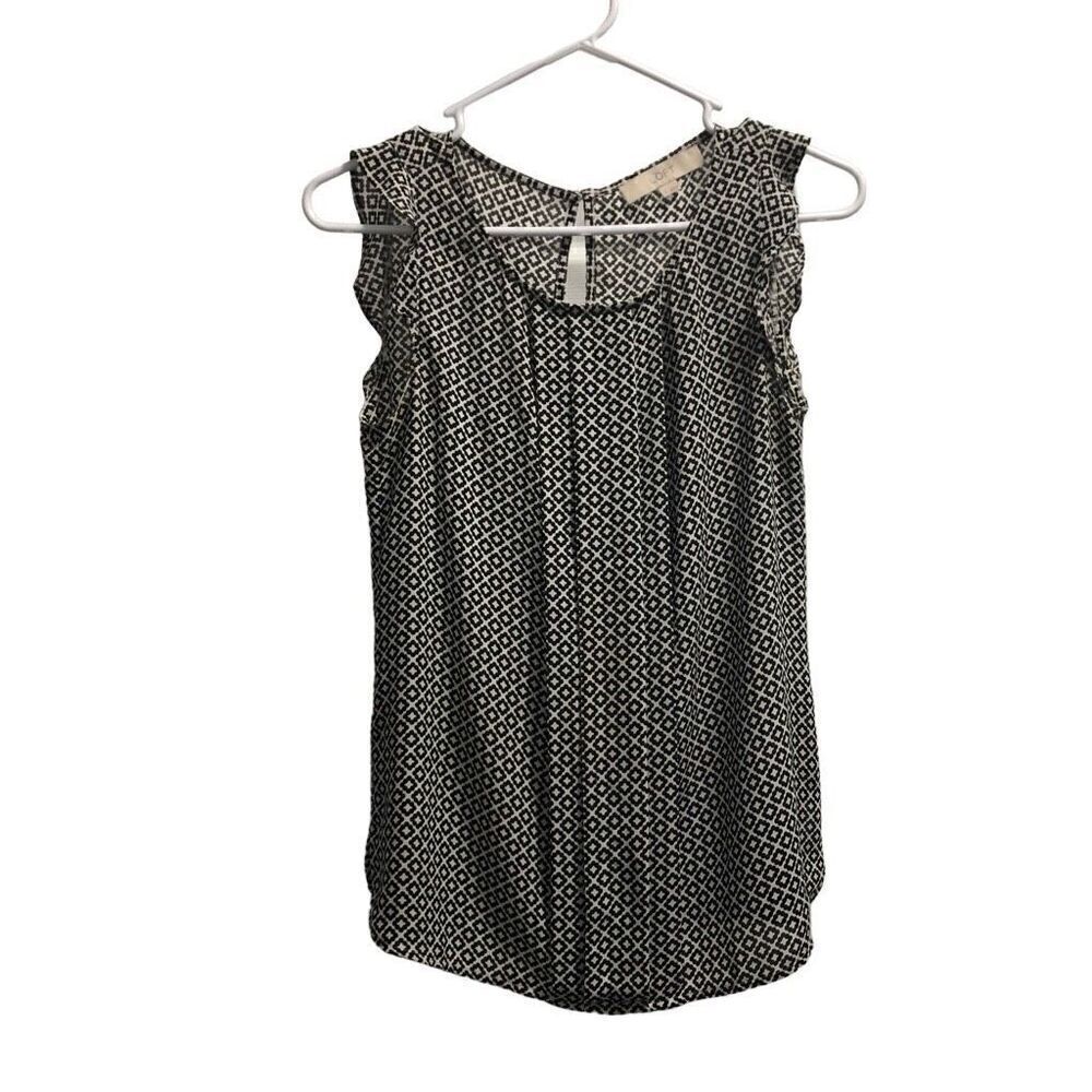 Loft Ann Taylor Size Small (S) Tank Black and White
